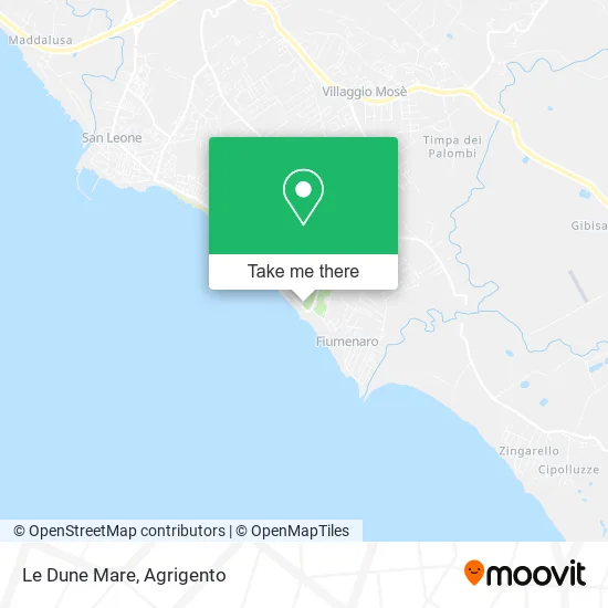 Le Dune Mare map