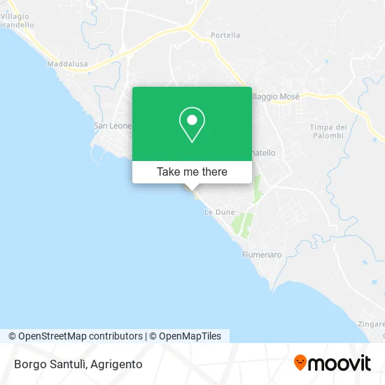 Borgo Santulì map