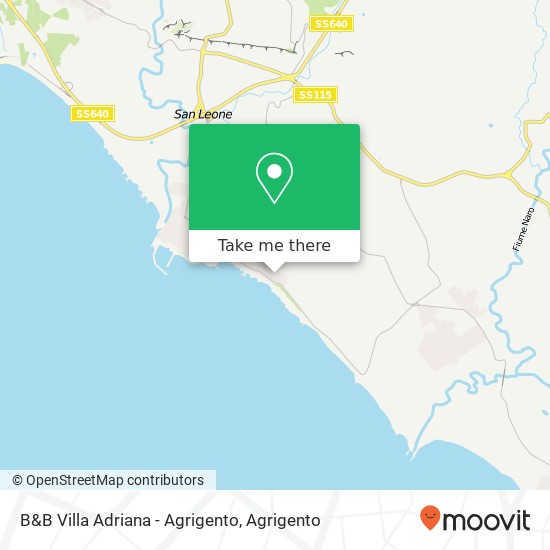 B&B Villa Adriana - Agrigento map