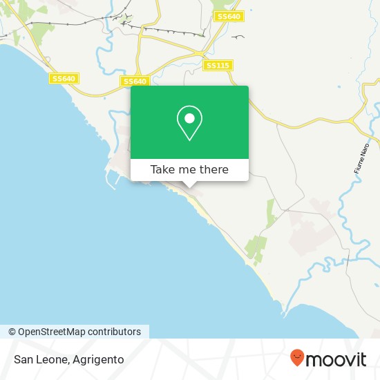 San Leone map