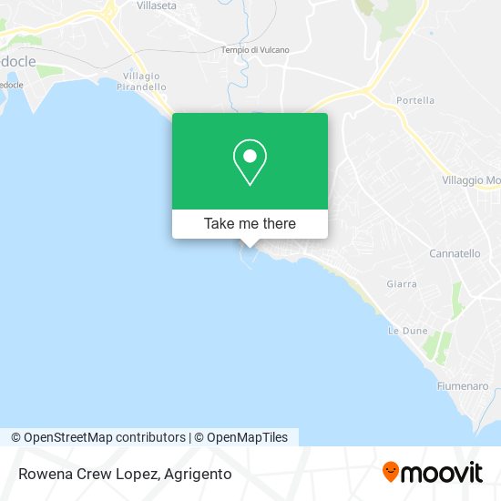 Rowena Crew Lopez map