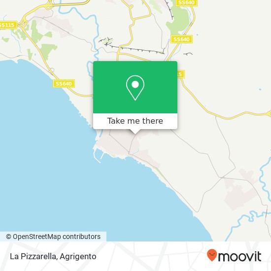 La Pizzarella map