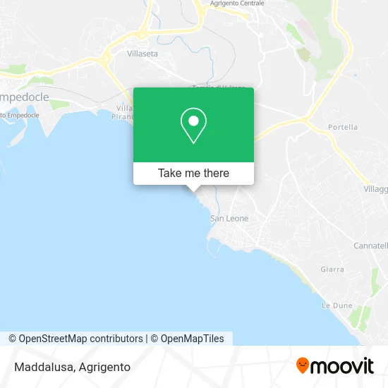 Maddalusa map