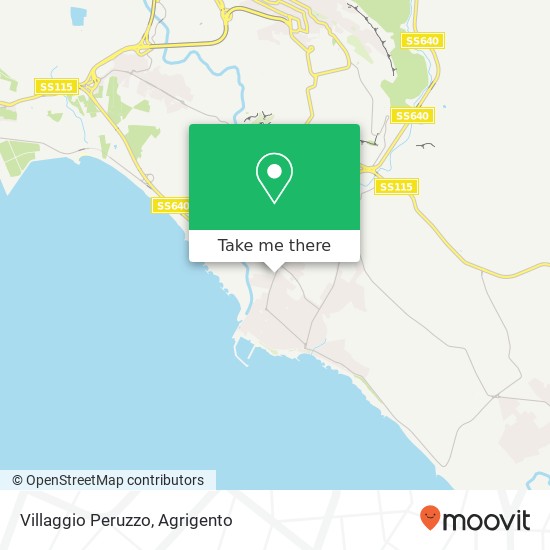 Villaggio Peruzzo map