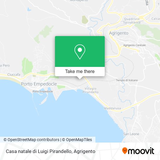 Casa natale di Luigi Pirandello map