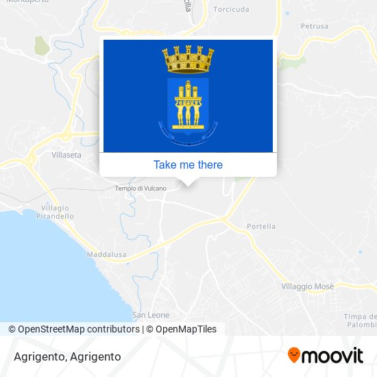 Agrigento map