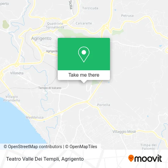 Teatro Valle Dei Templi map