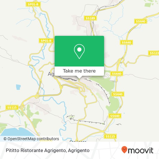 Pititto Ristorante Agrigento map