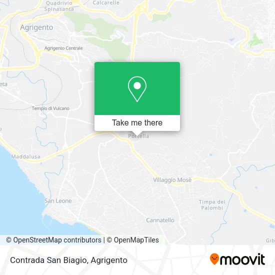 Contrada San Biagio map