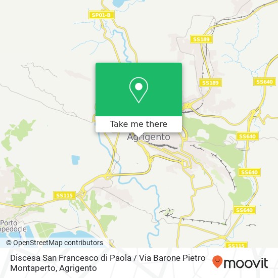 Discesa San Francesco di Paola / Via Barone Pietro Montaperto map