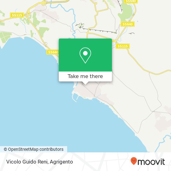 Vicolo Guido Reni map