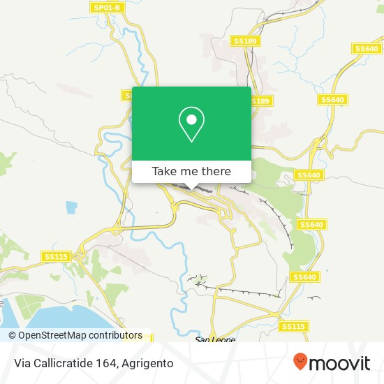 Via Callicratide 164 map