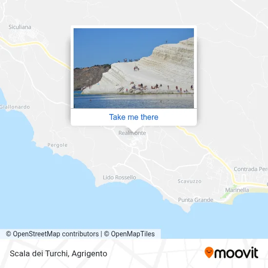 Scala dei Turchi map