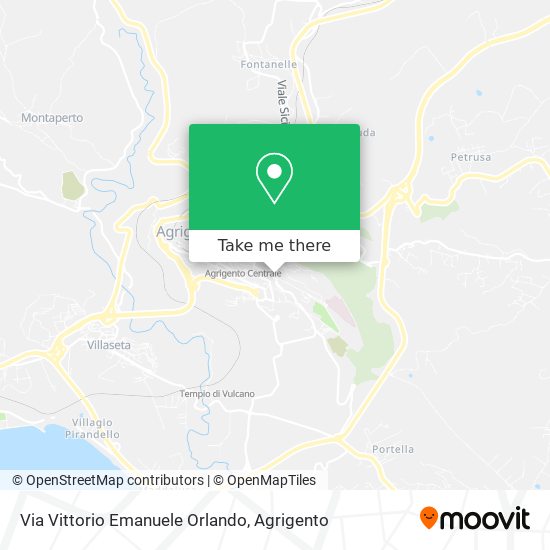 Via Vittorio Emanuele Orlando map