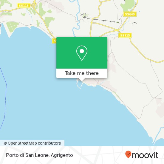 Porto di San Leone map