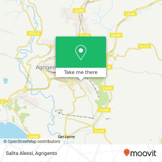 Salita Alessi map