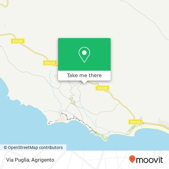 Via Puglia map