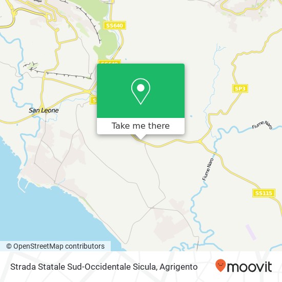 Strada Statale Sud-Occidentale Sicula map