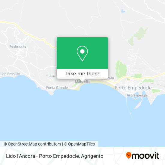 Lido l'Ancora - Porto Empedocle map