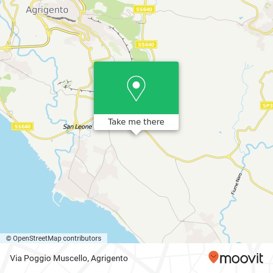 Via Poggio Muscello map