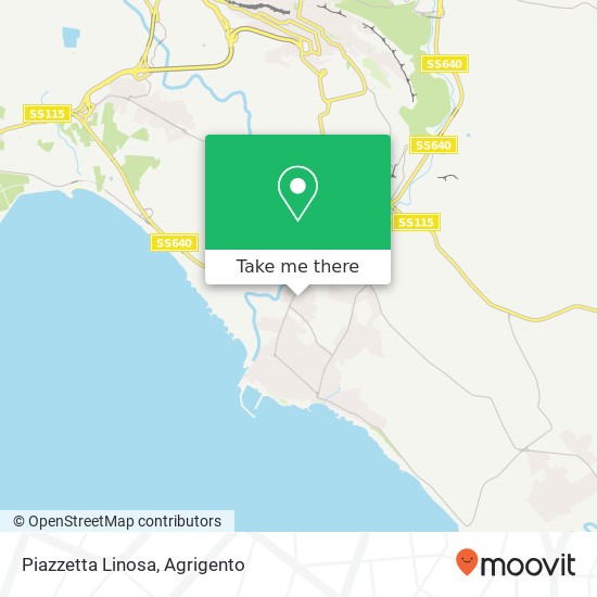 Piazzetta Linosa map