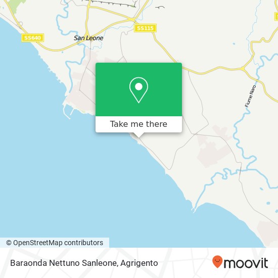 Baraonda Nettuno Sanleone map