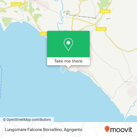 Lungomare Falcone   Borsellino map