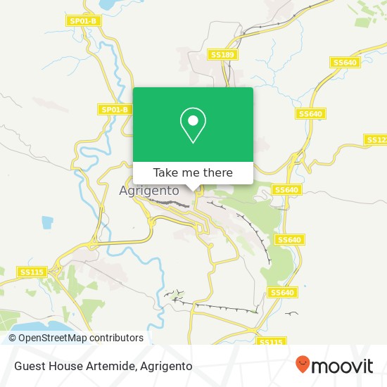 Guest House Artemide map