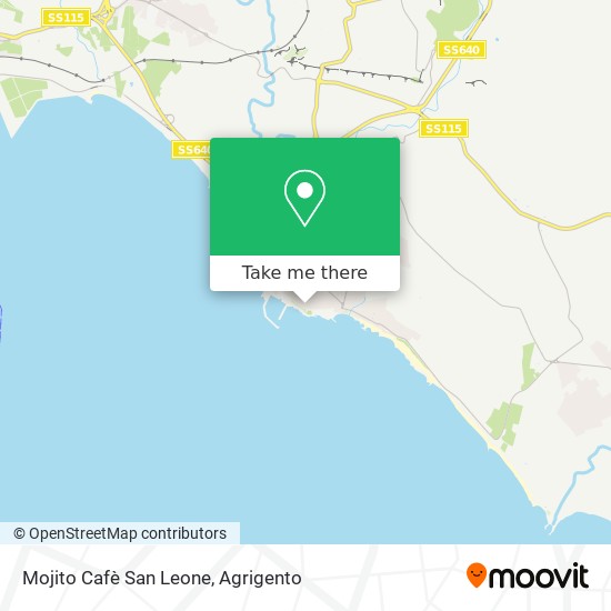 Mojito Cafè San Leone map
