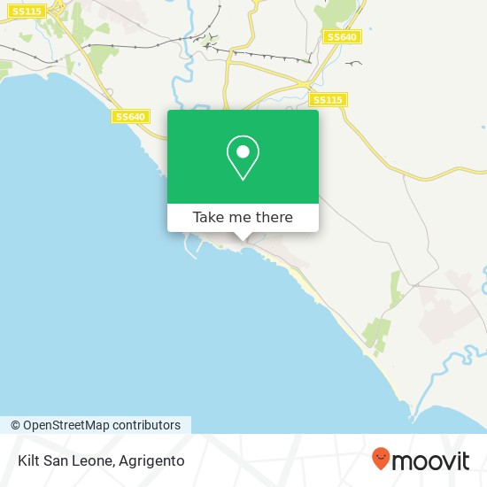 Kilt San Leone map