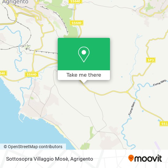 Sottosopra Villaggio Mosè map