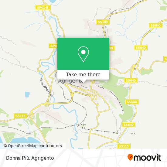 Donna Più map