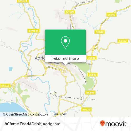 80fame Food&Drink, Via del Piave 92100 Agrigento map