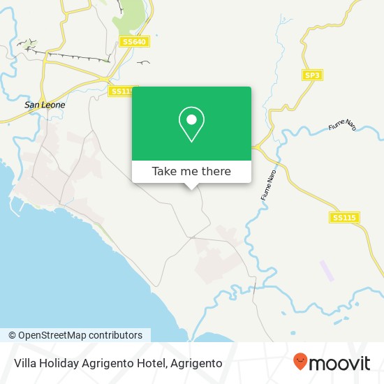 Villa Holiday Agrigento Hotel map