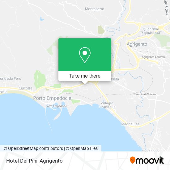 Hotel Dei Pini map