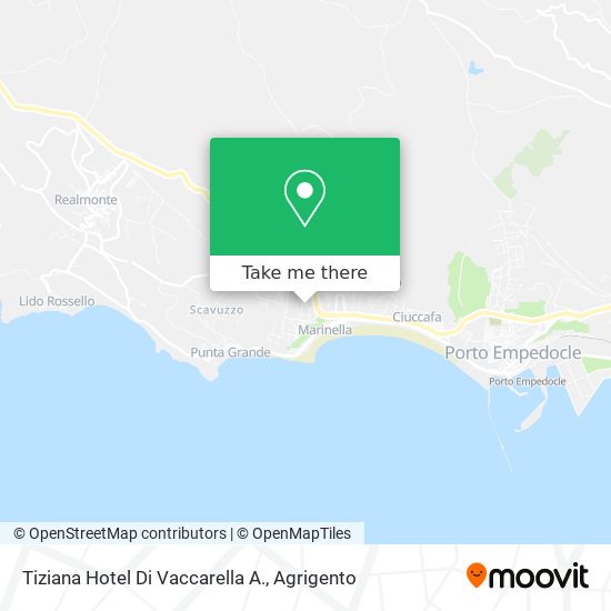 Tiziana Hotel Di Vaccarella A. map