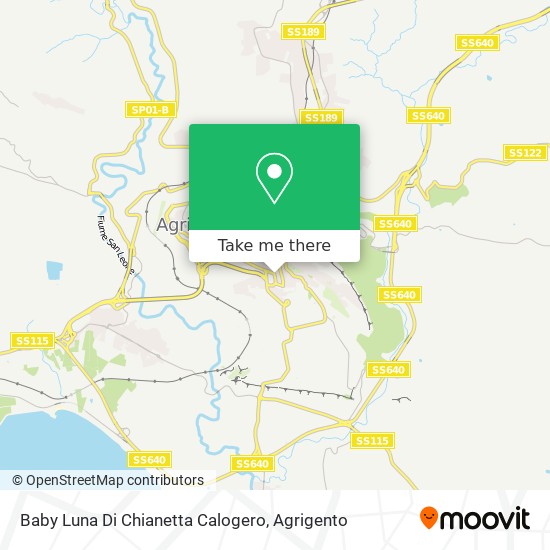 Baby Luna Di Chianetta Calogero map