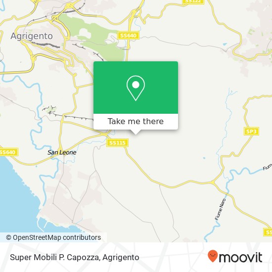 Super Mobili P. Capozza map