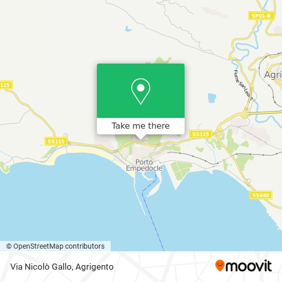 Via Nicolò Gallo map
