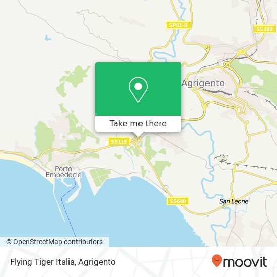 Flying Tiger Italia map