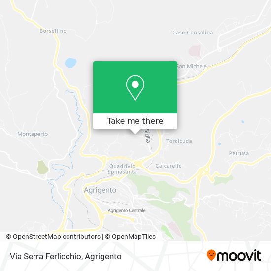 Via Serra Ferlicchio map