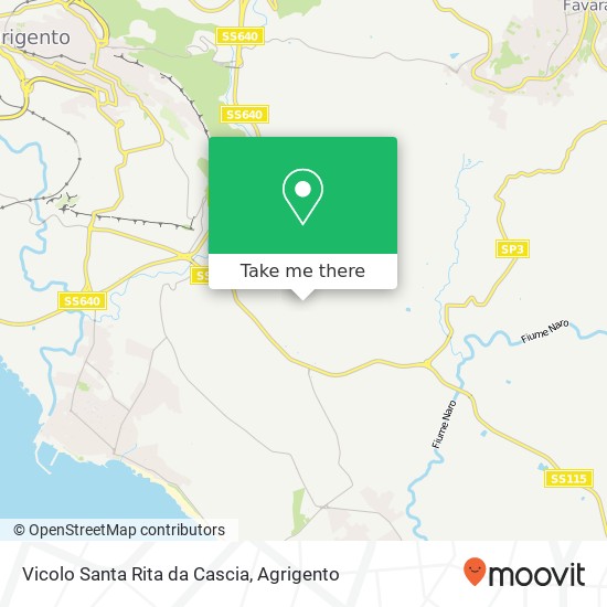 Vicolo Santa Rita da Cascia map