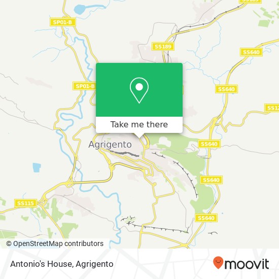 Antonio's House map