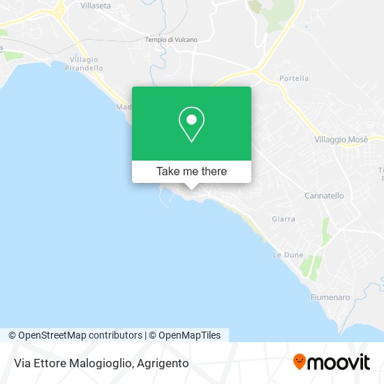 Via Ettore Malogioglio map
