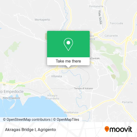 Akragas Bridge I map
