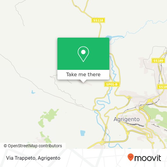 Via Trappeto map