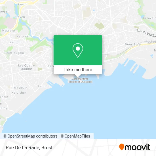 Rue De La Rade map