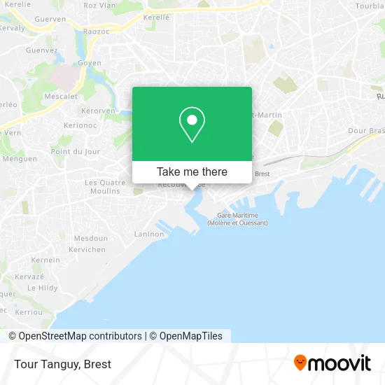 Tour Tanguy map