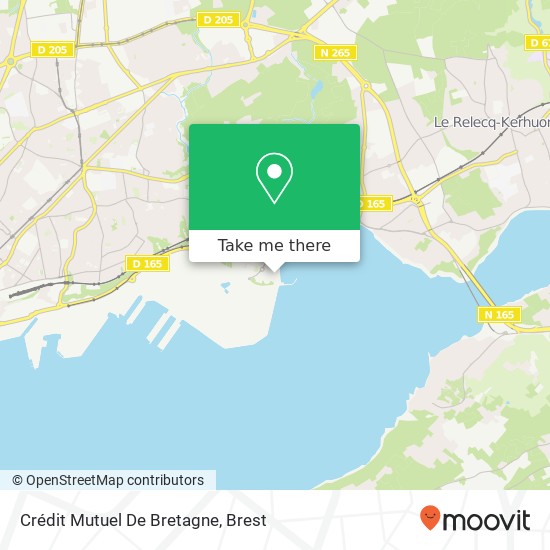 Crédit Mutuel De Bretagne map