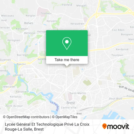 Lycée Général Et Technologique Privé La Croix Rouge-La Salle map
